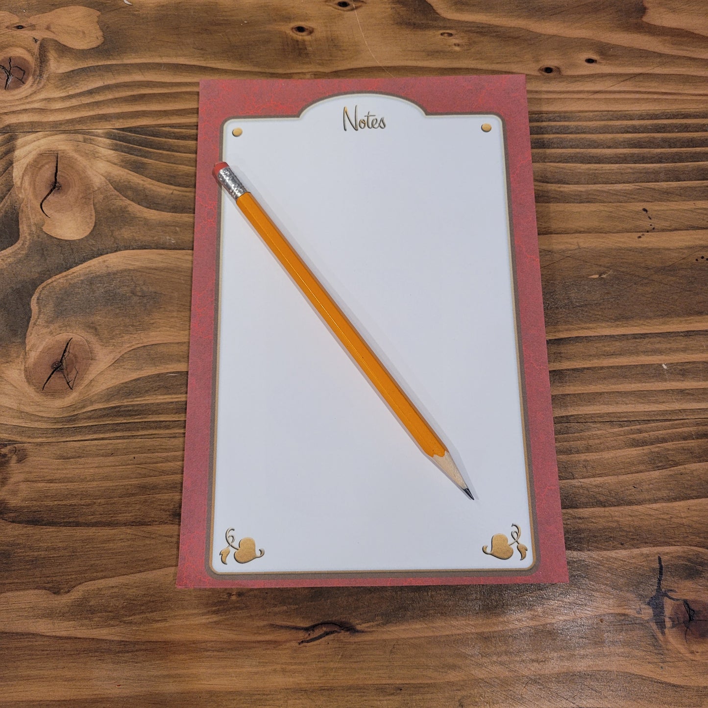 Notepad (Red Marble)