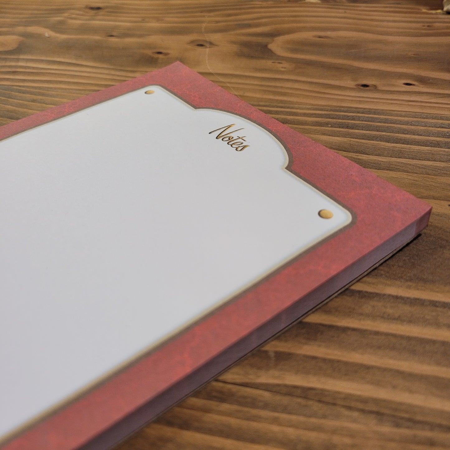 Notepad (Red Marble)