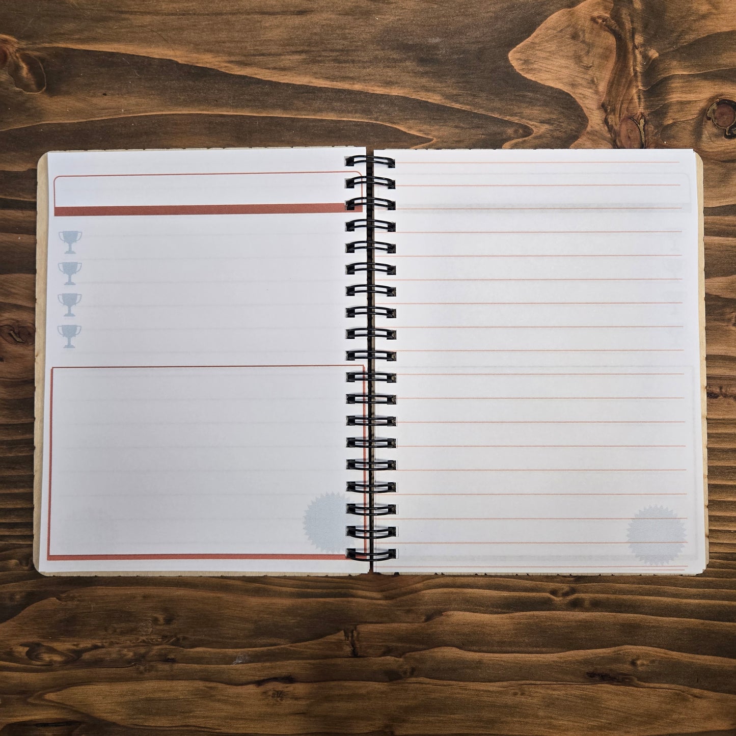 Switch Controller - Custom Notebook with Wood Cover