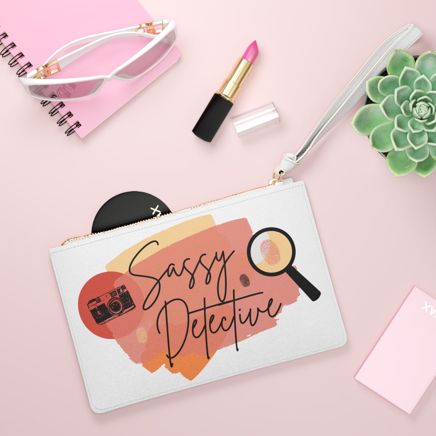 Sassy Detective Clutch Bag