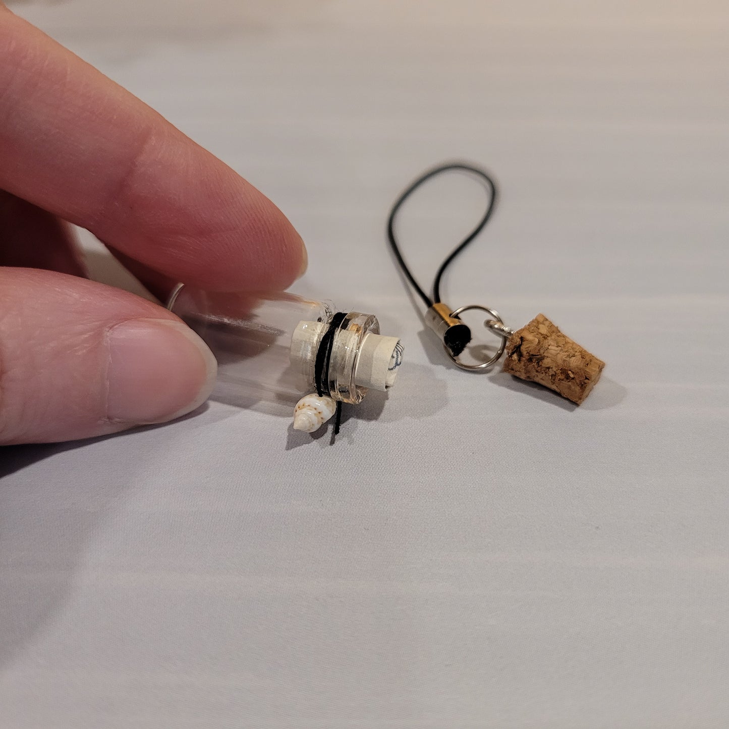 Message in a Bottle Phone Charm