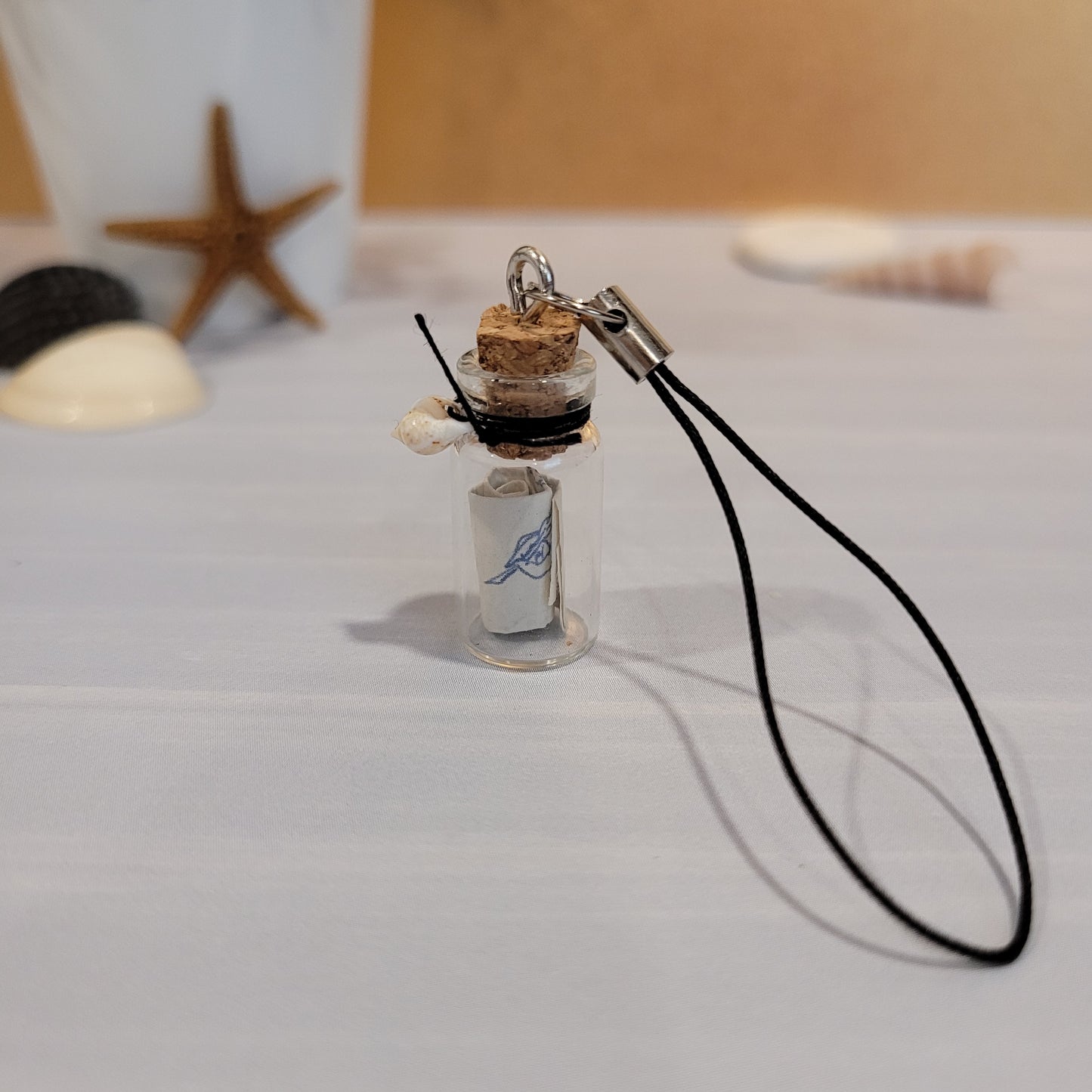 Message in a Bottle Phone Charm