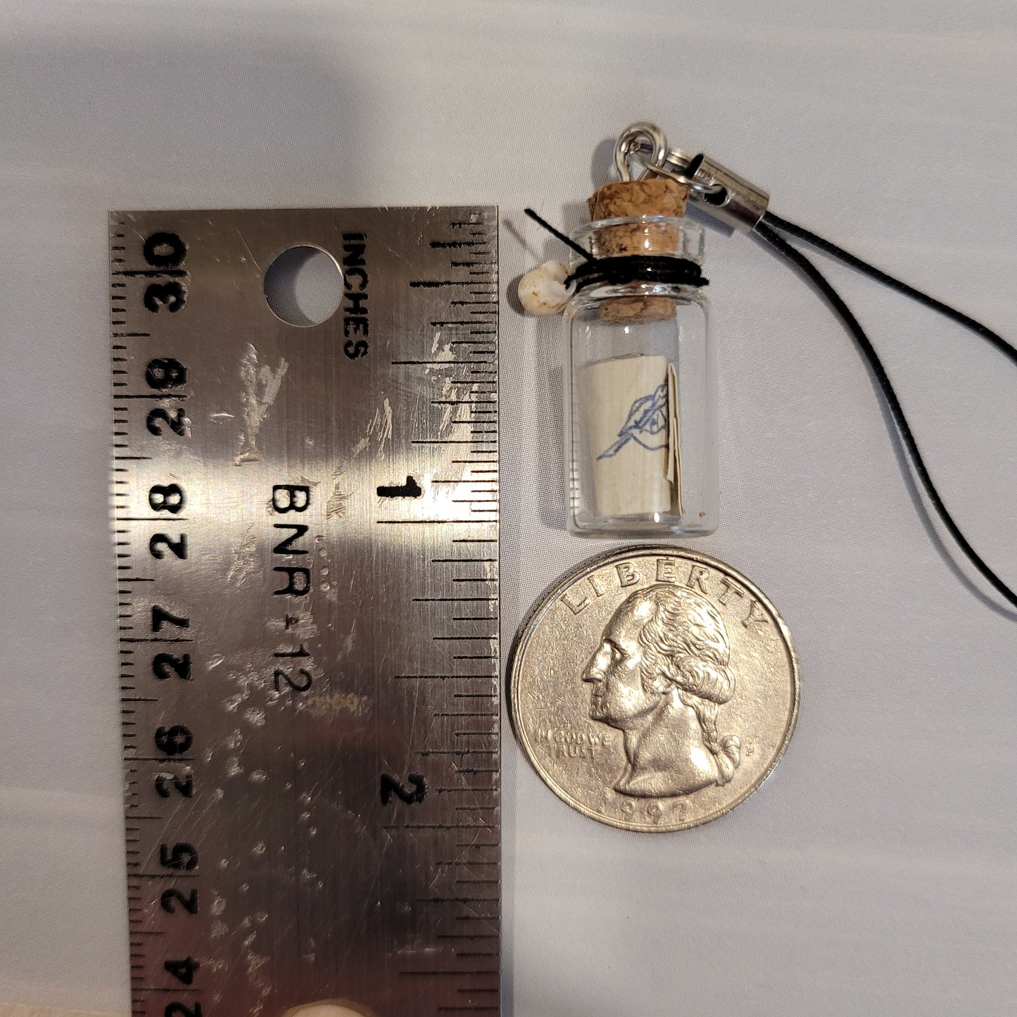 Message in a Bottle Phone Charm