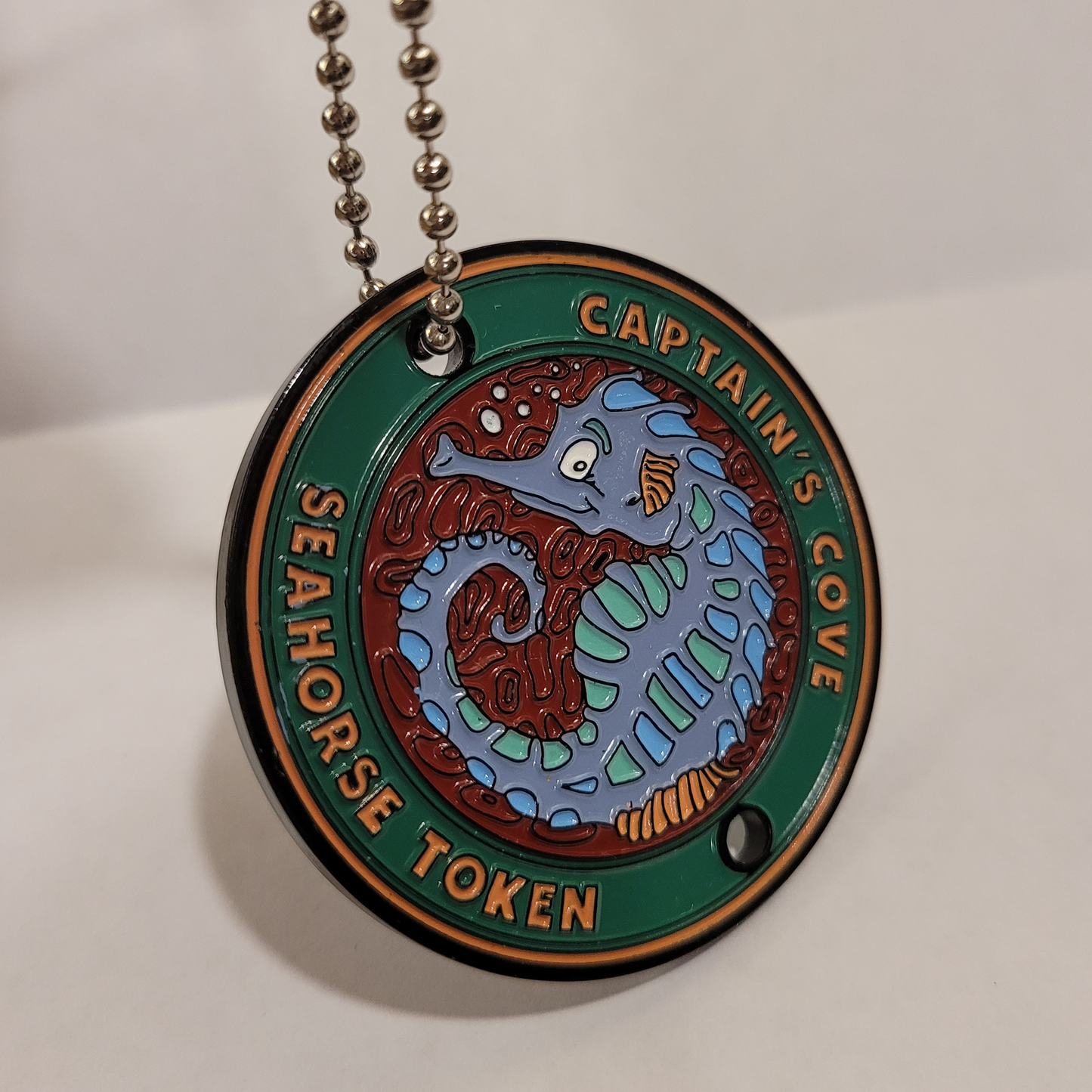 Seahorse Collector's Token in Soft Enamel