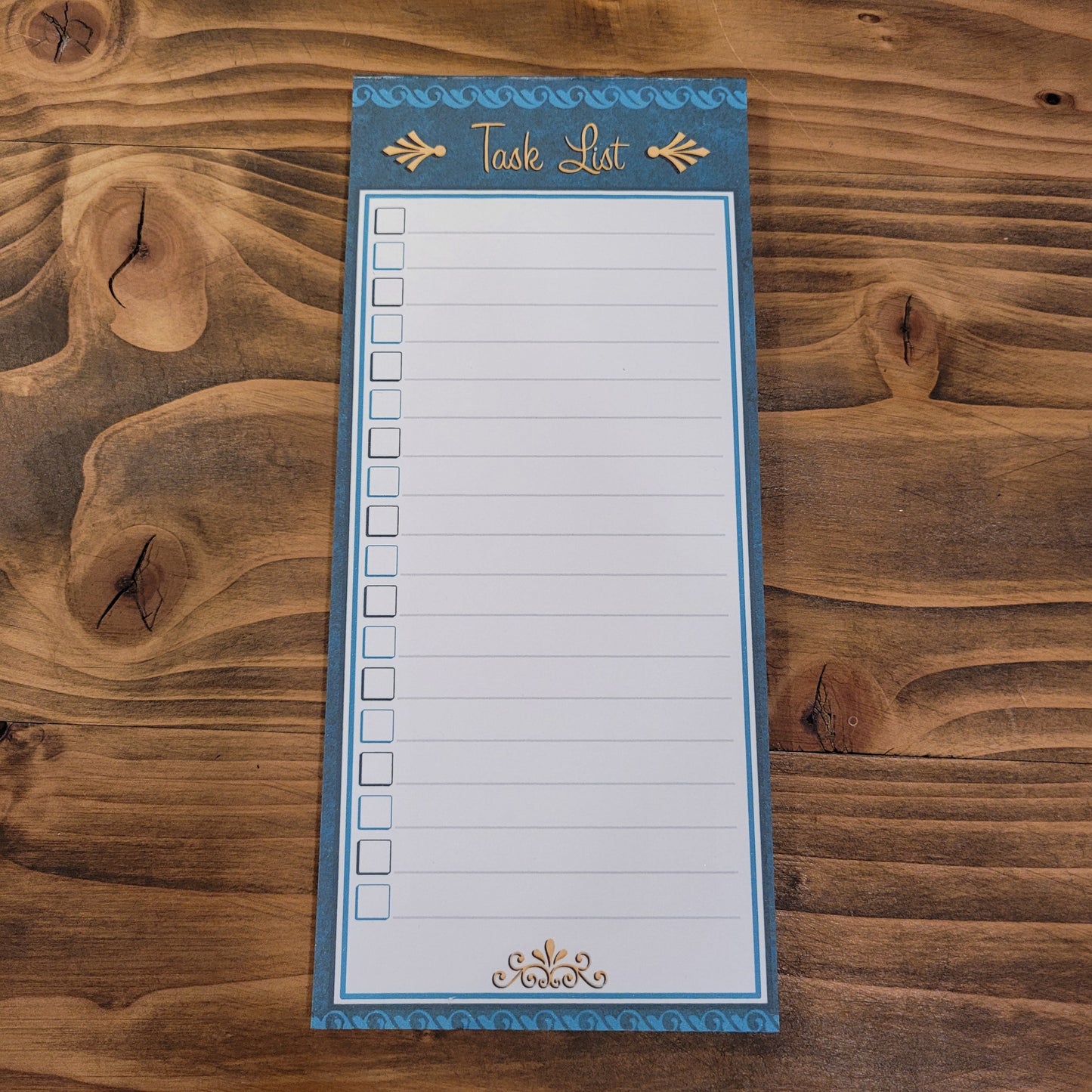Scary Mishap! Memo Pad: Task list (Teal)
