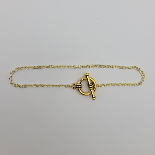 Charm Bracelet - Imitation 12k Gold