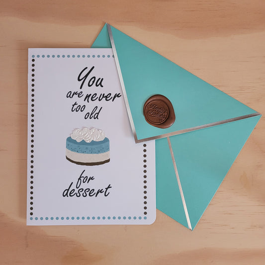 Greeting Card: Birthday Dessert