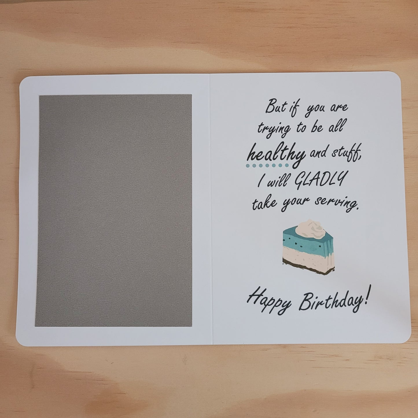 Greeting Card: Birthday Dessert