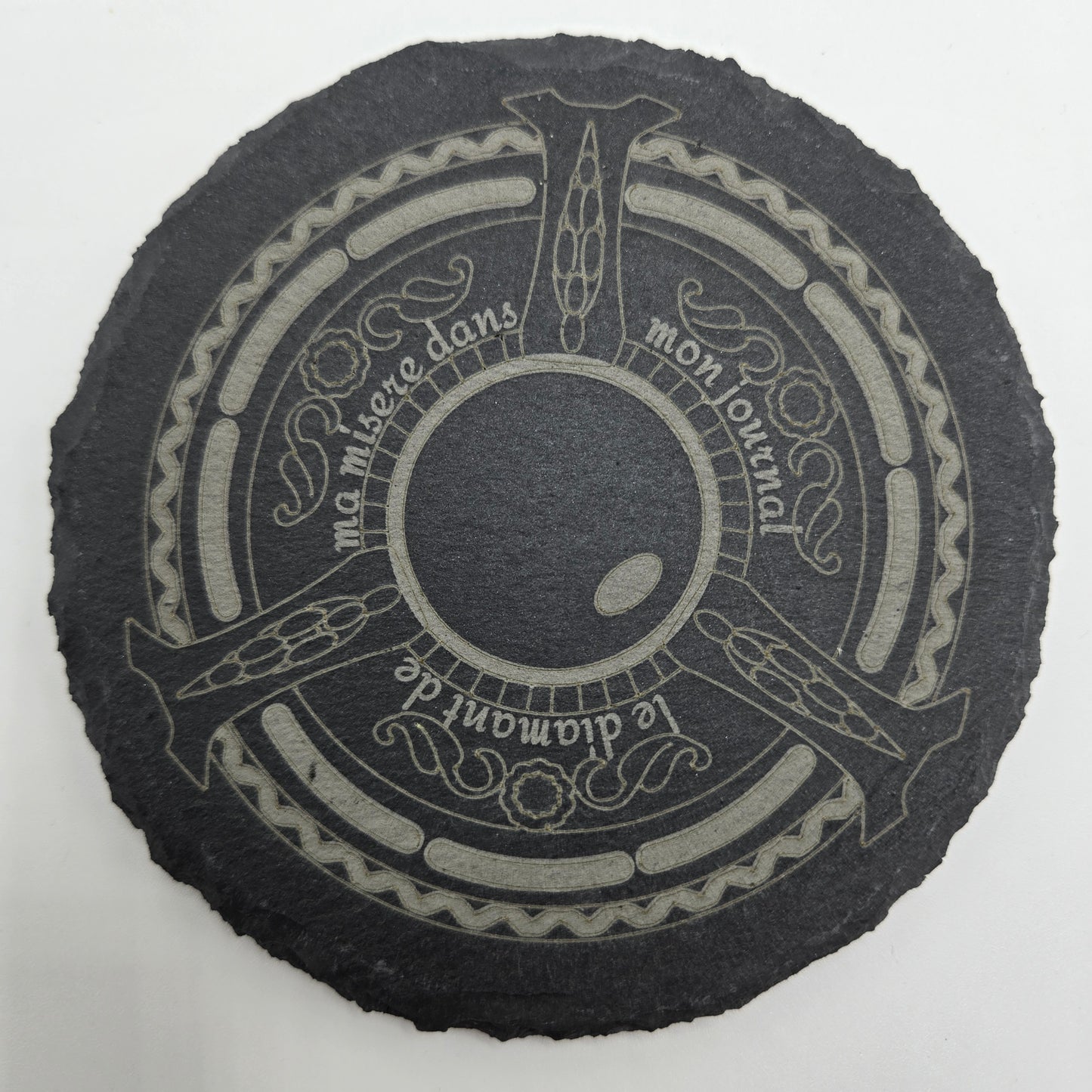 Royal Coasters - Black Slate (Set of 4)
