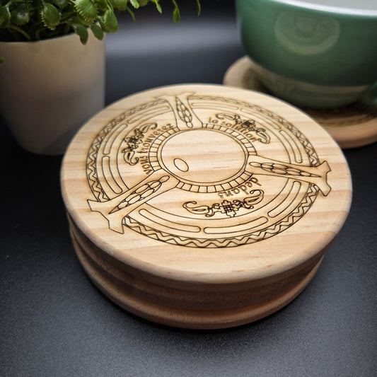 Royal Coasters - Pine (Set of 4)