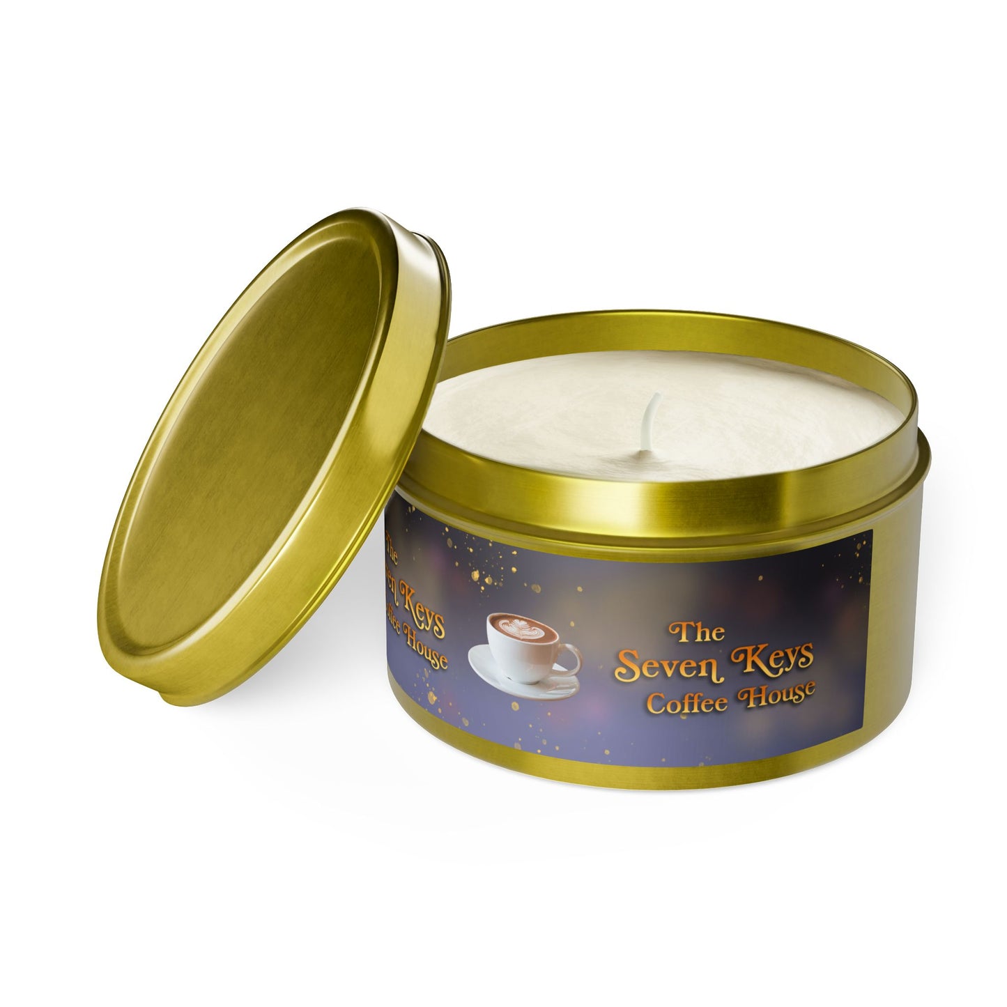 The Seven Keys Coffee House - Tin Candles