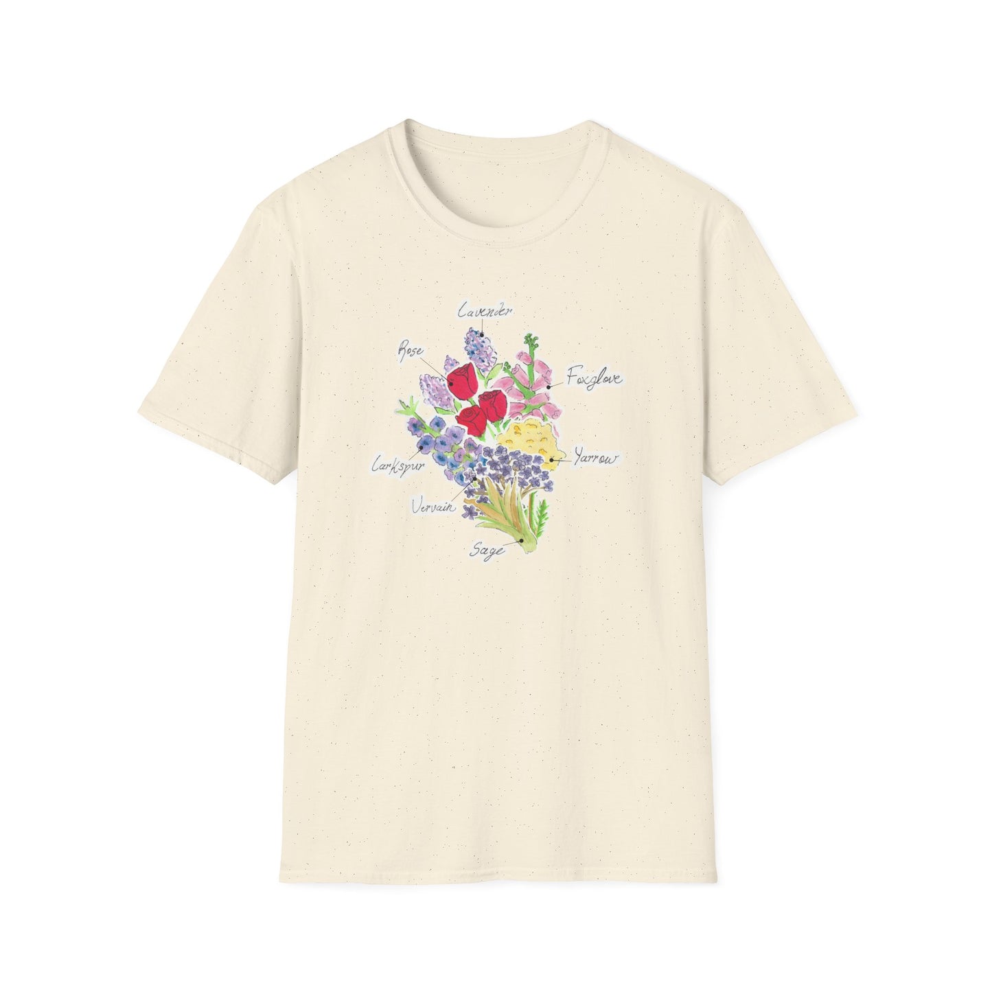 Floral Bouquet T-Shirt, Comfortable Casual Wear