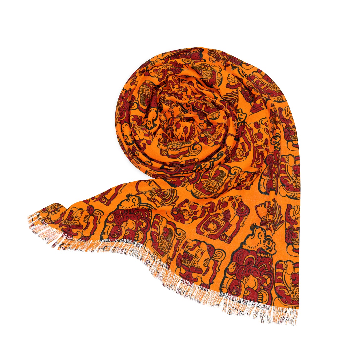 Mayan Glyphs - Light Scarf