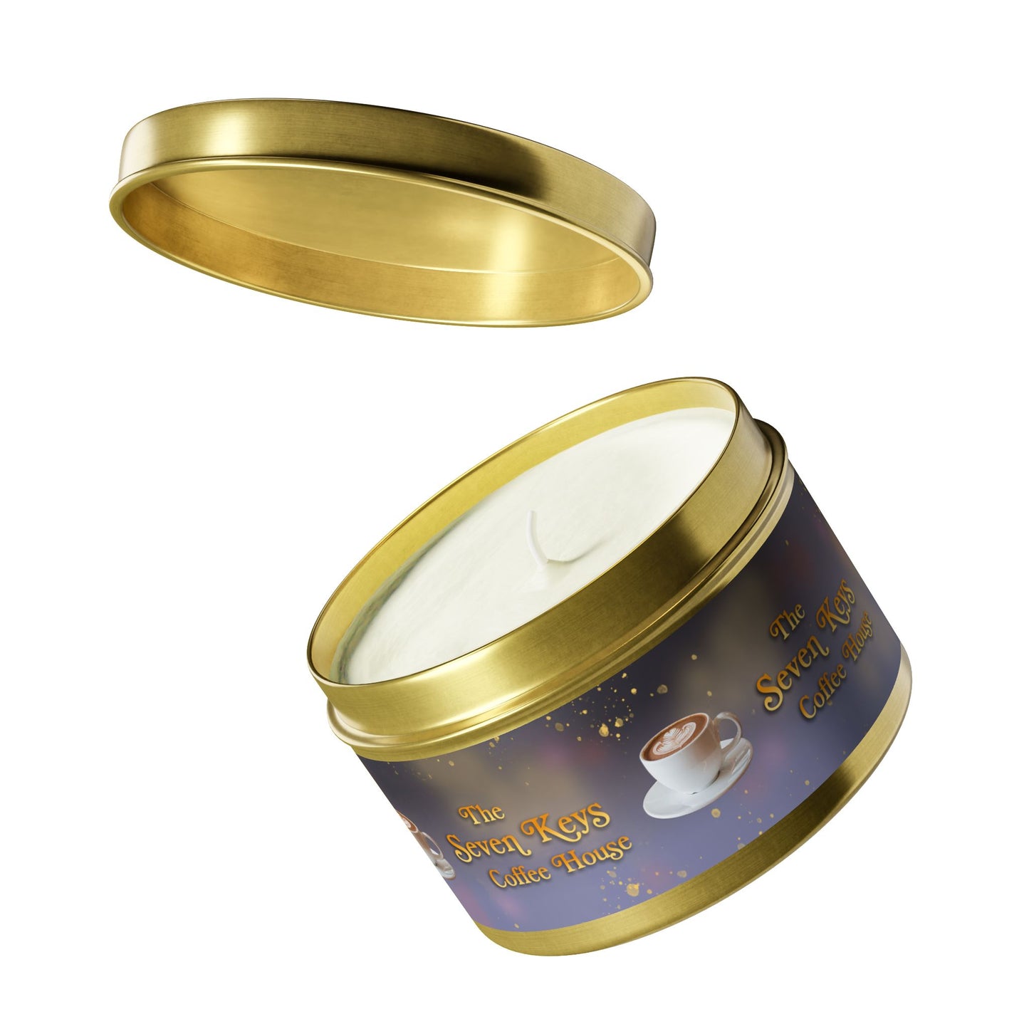 The Seven Keys Coffee House - Tin Candles