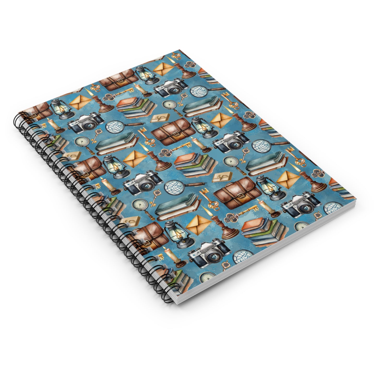 Detective Blues Spiral Notebook - Ruled Line