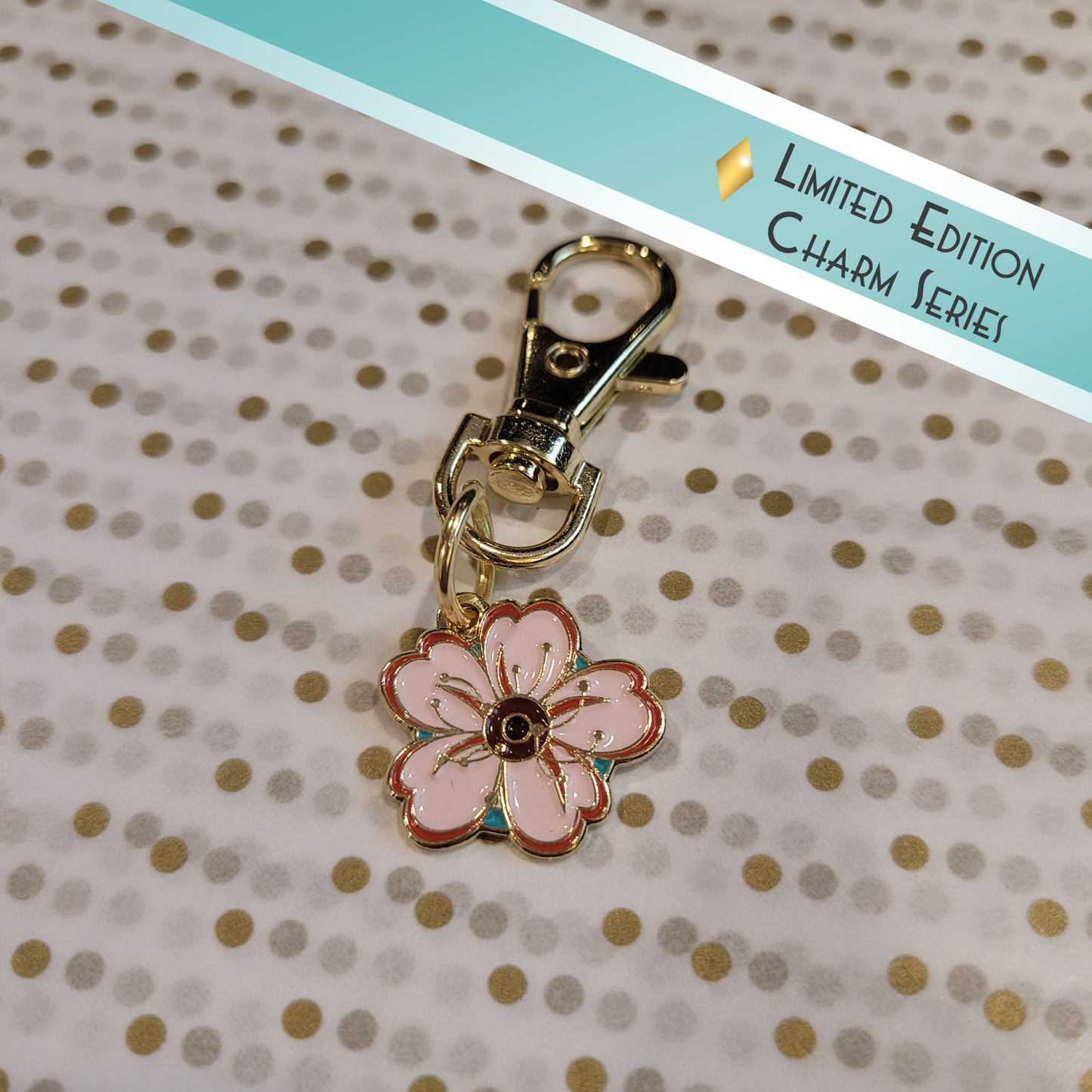 Ryokan Flower Collector's Charm in Soft Enamel