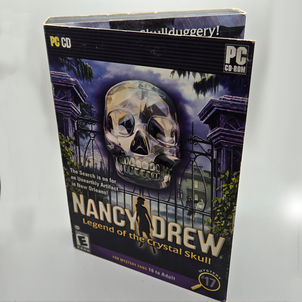 Nancy Drew: Legend of the Crystal Skull - PC Game, Sleeve, Disc and Hard Shell Case