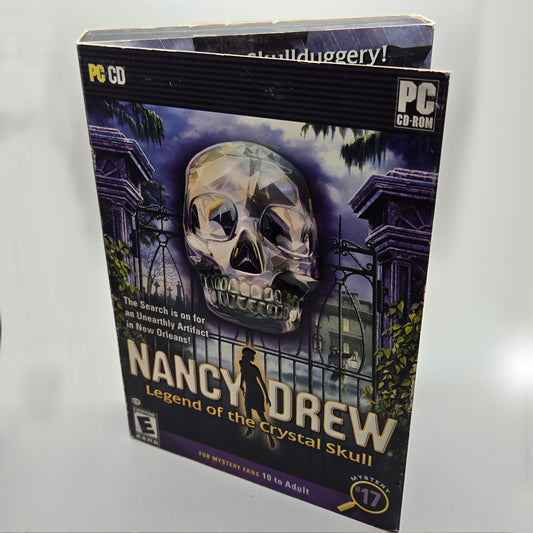 Nancy Drew: Legend of the Crystal Skull - PC Game, Sleeve, Disc and Hard Shell Case