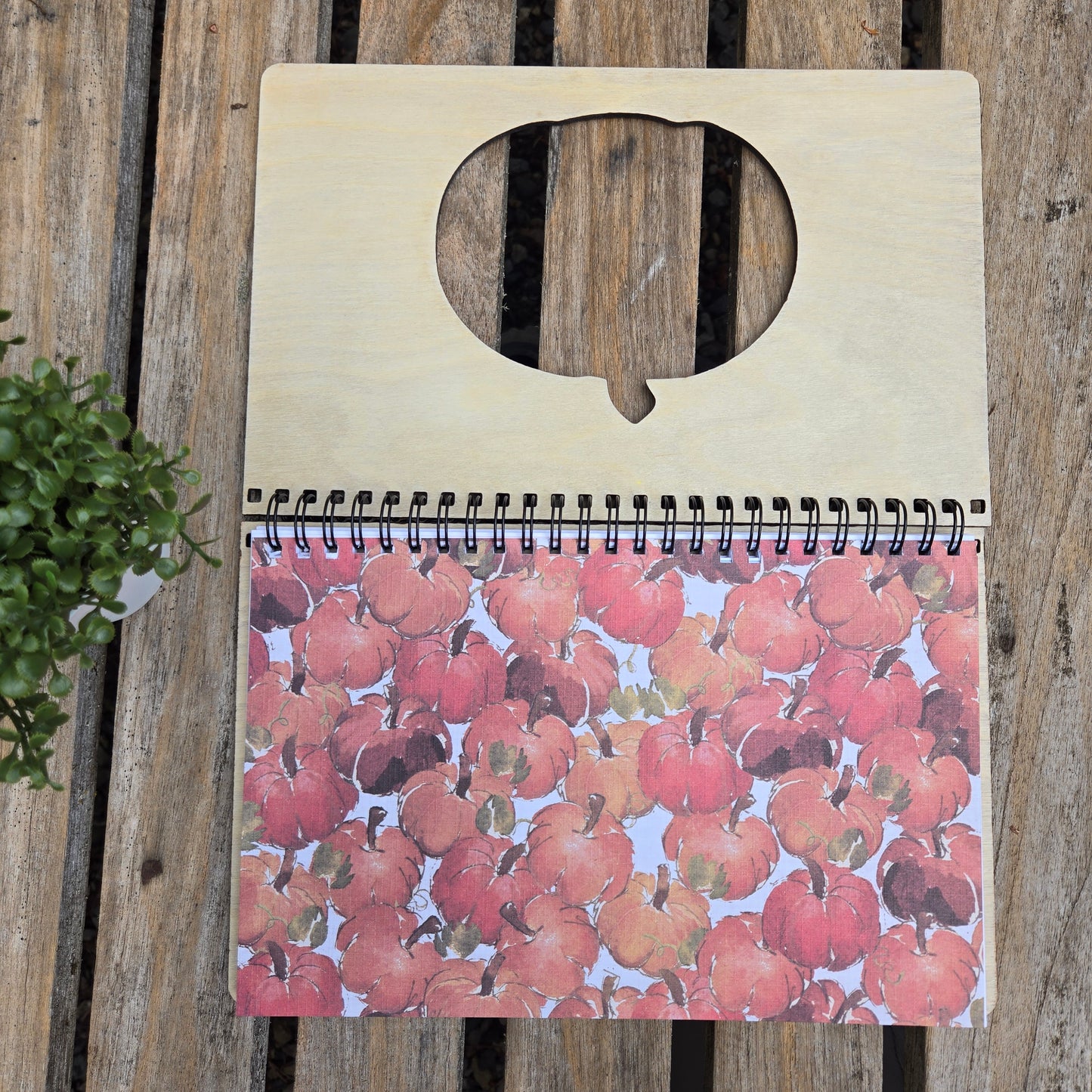 Spice it Up - Spiral Notebook with Wood Cover